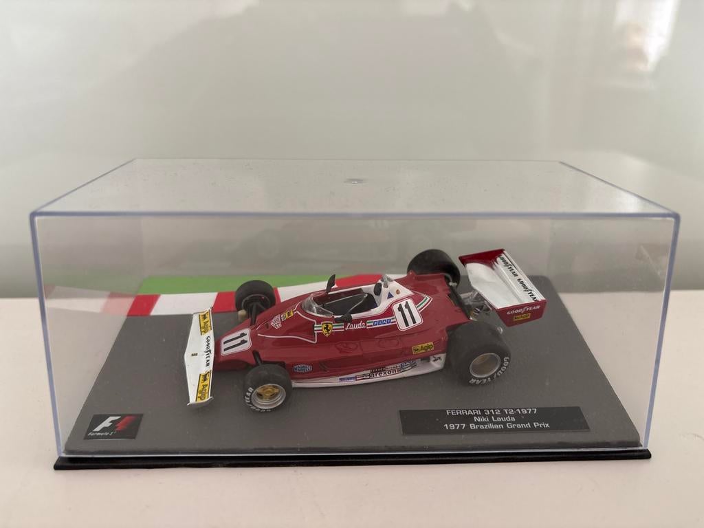 Modelauto Ferrari 312 T2-1977 Niki Lauda, Overige merken, Auto, 1:32 tot 1:50, Ophalen of Verzenden