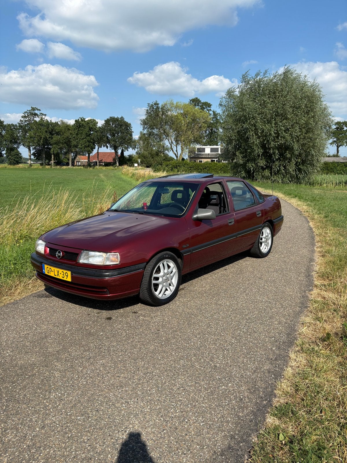 Opel Vectra 1.8 I E2 1993 Rood   Zie omschrijving!, Voorwielaandrijving, 4 cilinders, Vectra, Bedrijf