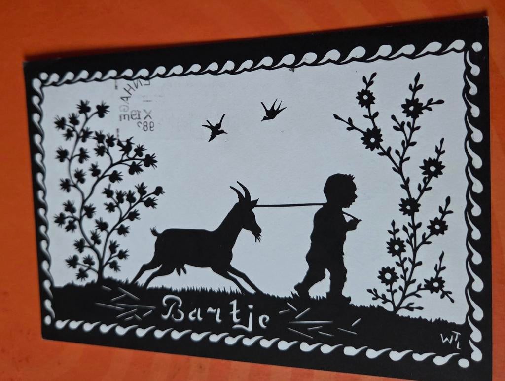 Bartje - Knipkunst - W.Tj. Lever, Verzamelen, Verzenden, 1980 tot heden, Gelopen, Kinderen