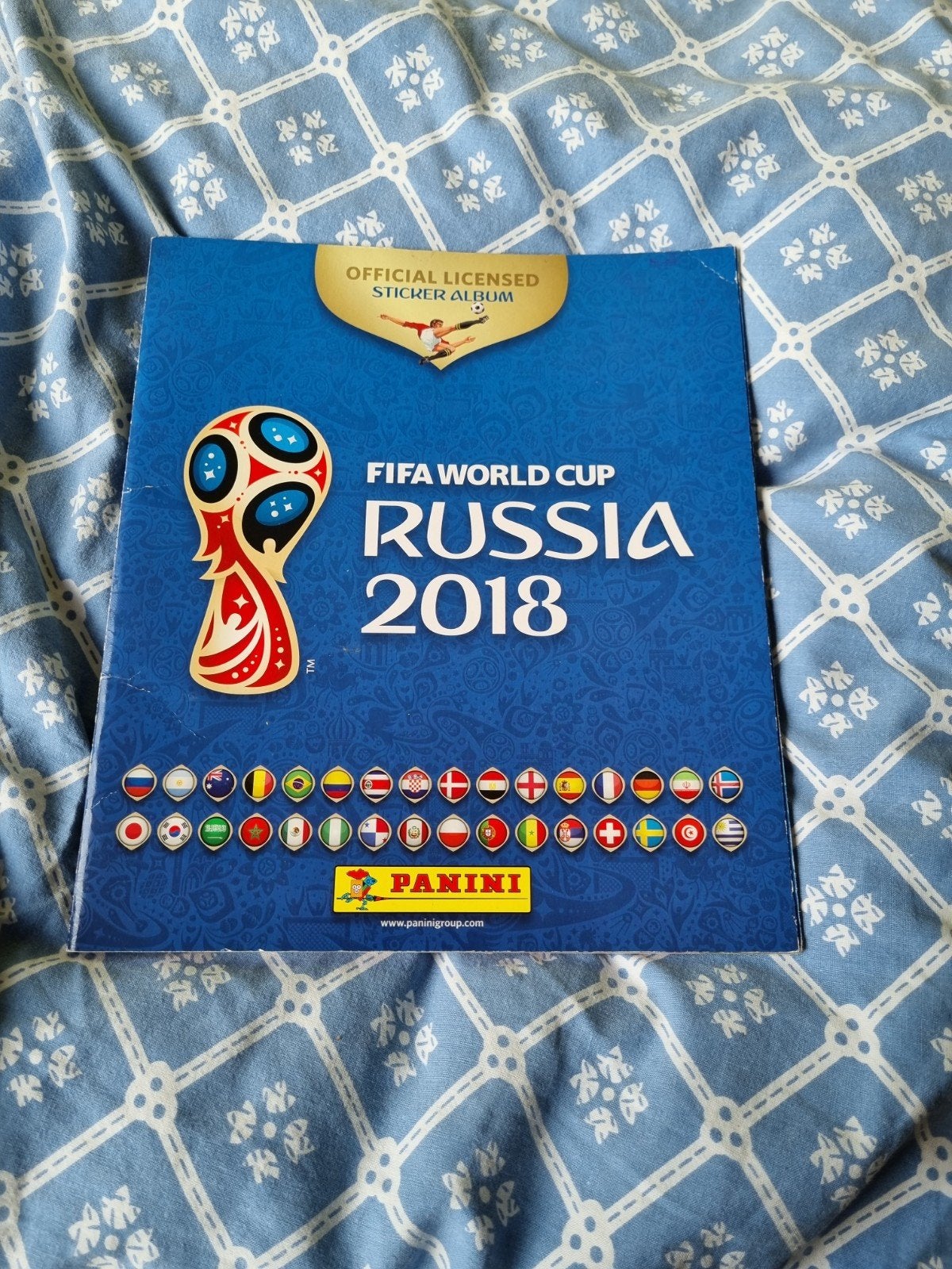 Leeg Panini FIFA World Cup Russia 2018 Sticker Album, Ophalen of Verzenden, Zo goed als nieuw, Sticker
