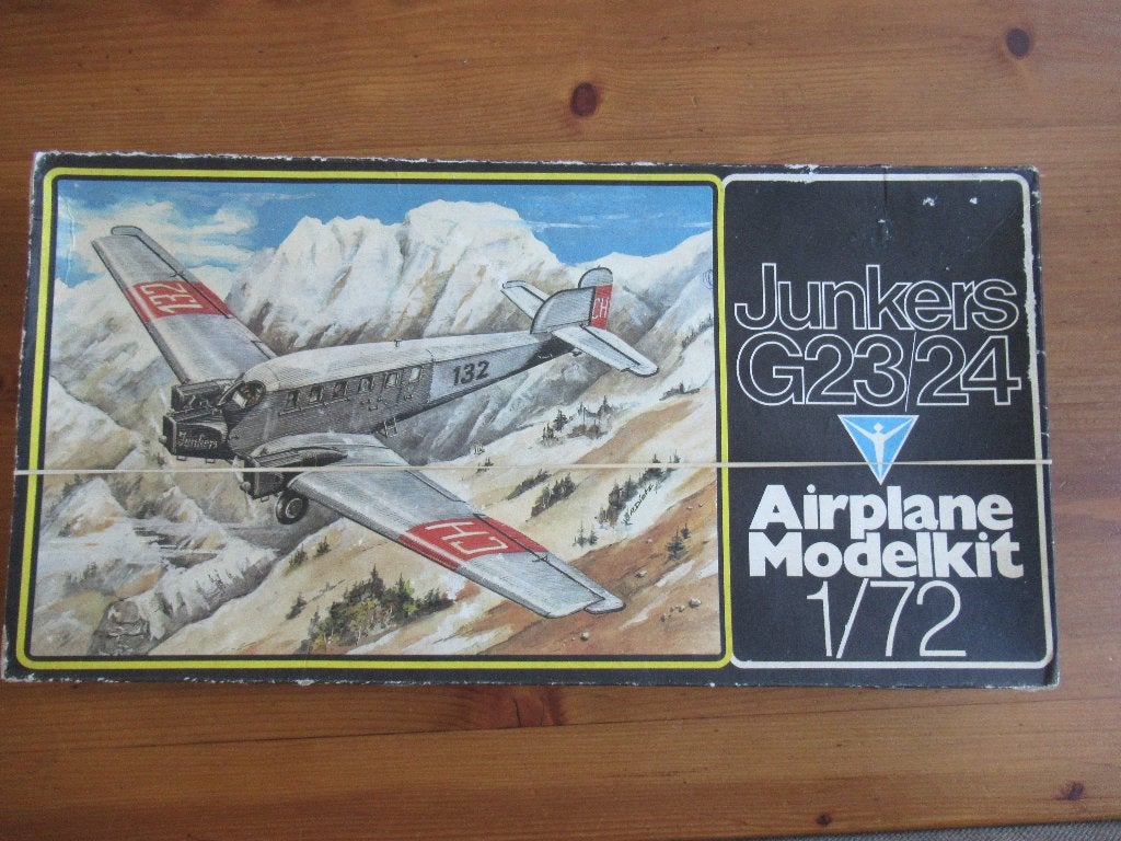 Junkers G23/24 (VEB Plasticart 1/72), Hobby en Vrije tijd, Overige merken, 1:72 tot 1:144, Ophalen of Verzenden, Zo goed als nieuw