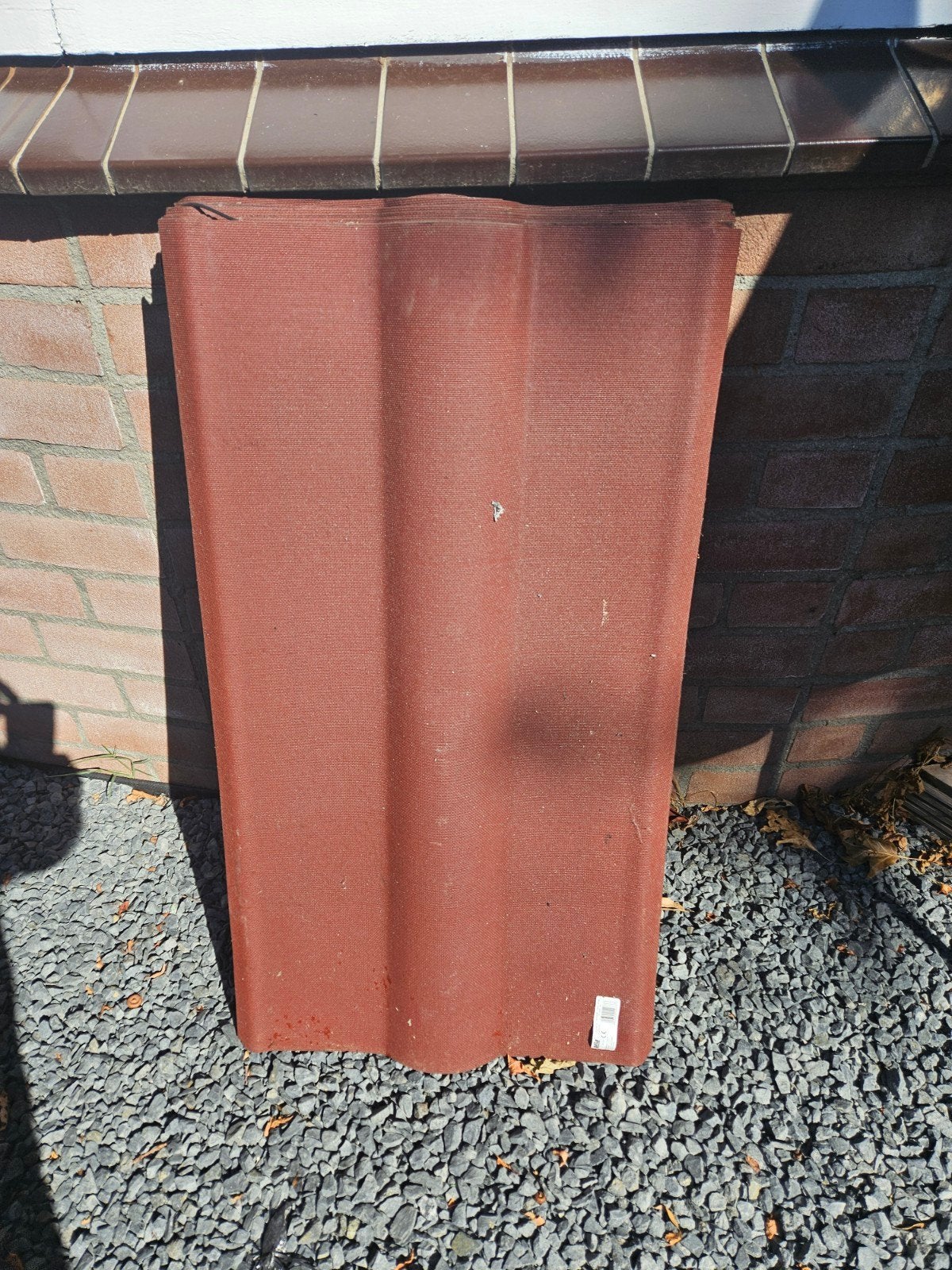 15 st Guttanit Bitumen Nokstuk 85cm Rood, Ophalen, Overige materialen, Nieuw, 15 m² of meer