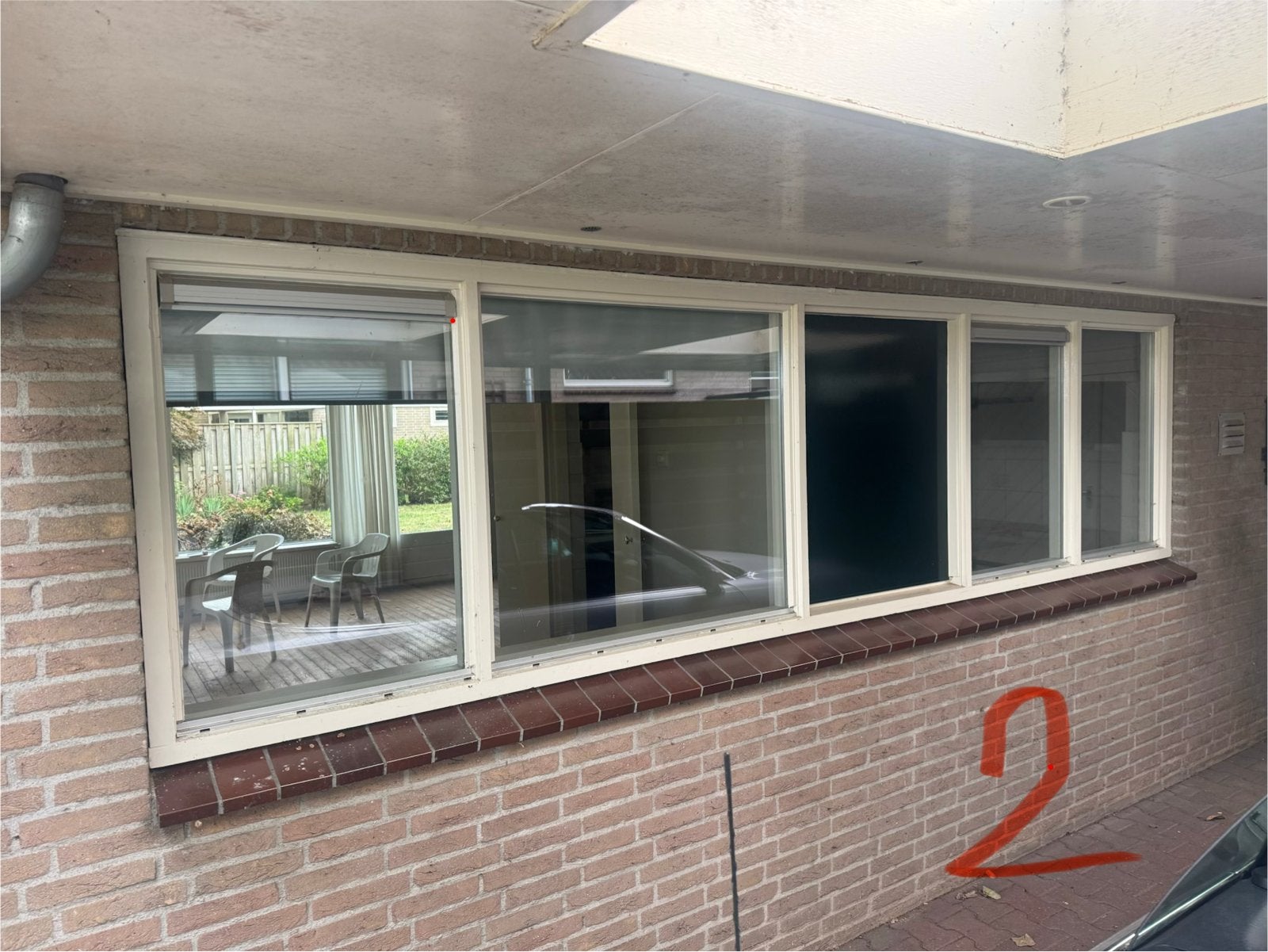 Diverse kozijnen met thermopeen beglazing, Ophalen, Gevelraam of Ruit, Gebruikt, 160 cm of meer