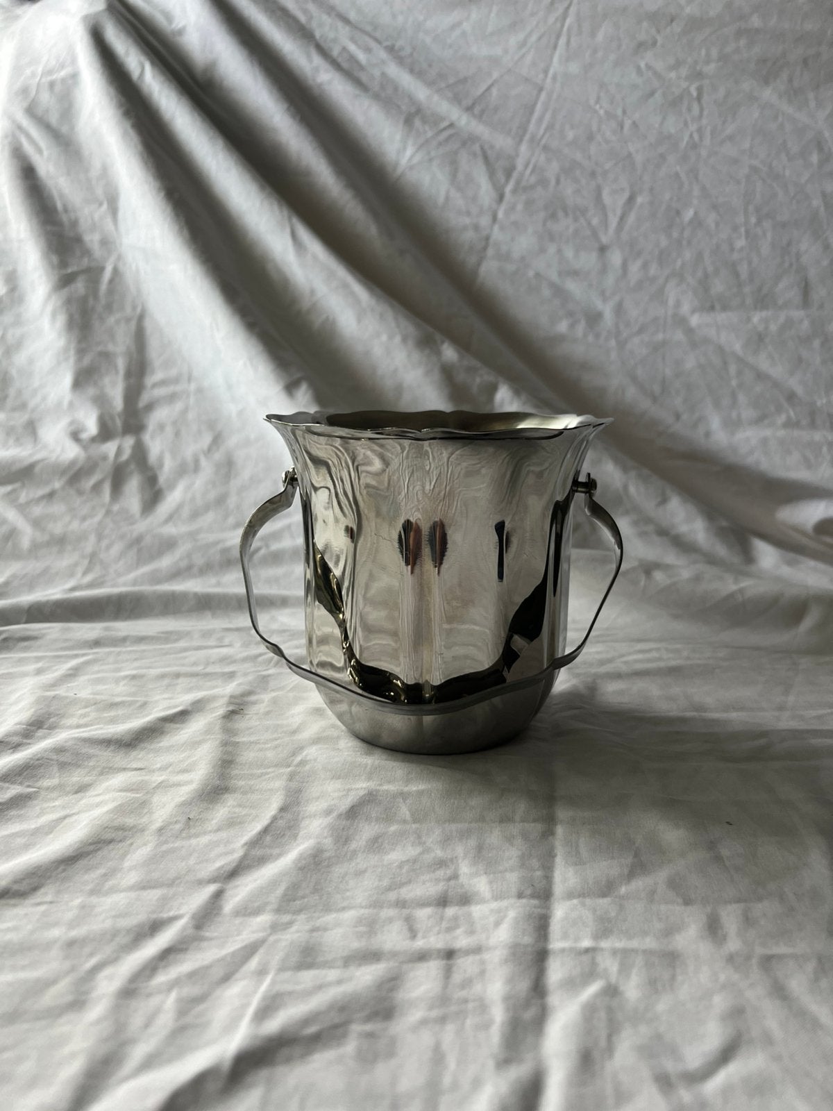 Elegante vintage RVS ijsemmer Guy Degrenne - Frans design, Ophalen, Metaal, Vintage, Overige typen