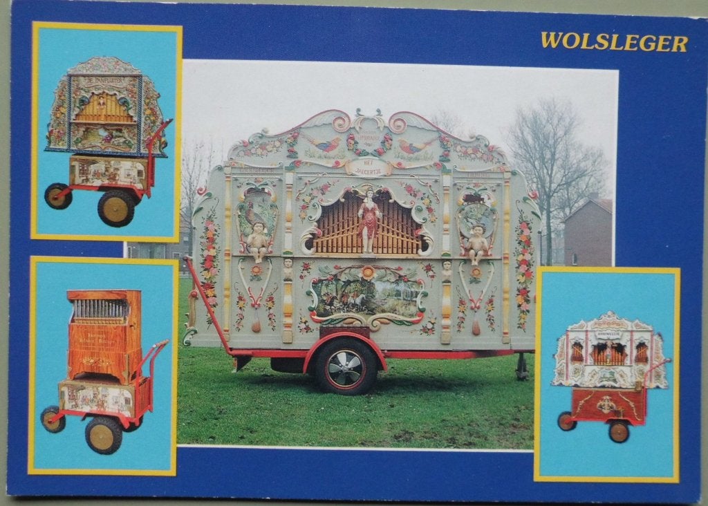 Draaiorgel 28 - Wolsleger - Tilburg, Ophalen of Verzenden, 1960 tot 1980, Ongelopen, Noord-Brabant