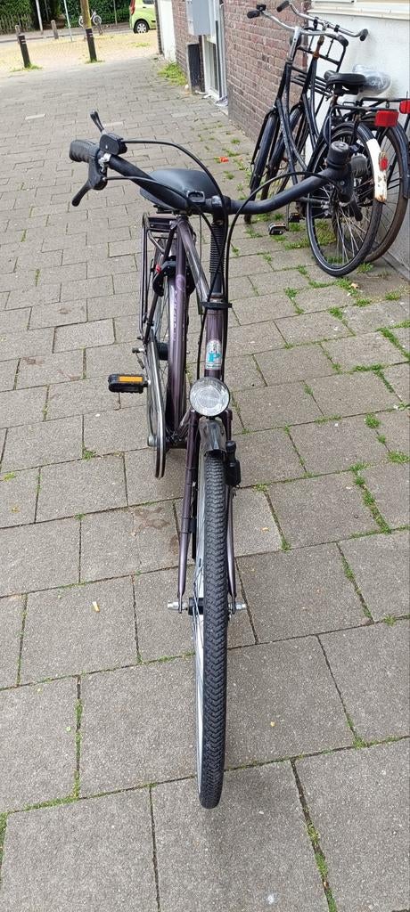 Herenfiets 28 inch parabole popula, 56 cm of meer, Ophalen of Verzenden, Zo goed als nieuw, Handrem