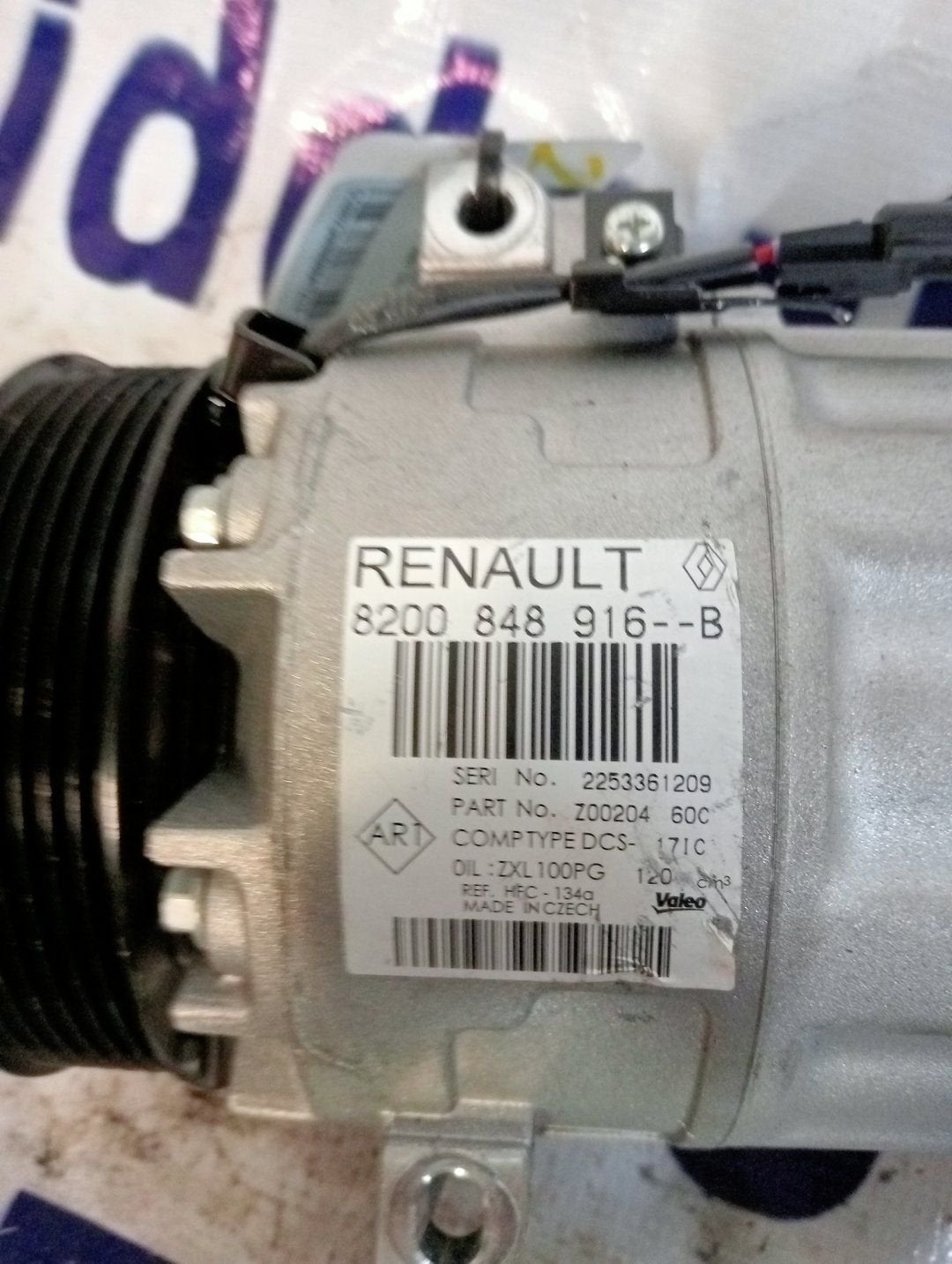 RENAULT Master AIRCOPOMP artikelnummer 8200848916B, Gebruikt, -, Renault, -