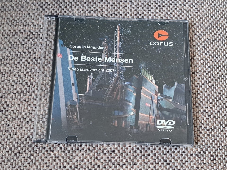Hoogoven / Corus - Video jaaroverzicht 2007, Cd's en Dvd's, Alle leeftijden, Nederlands, Wetenschap of Techniek, Zo goed als nieuw