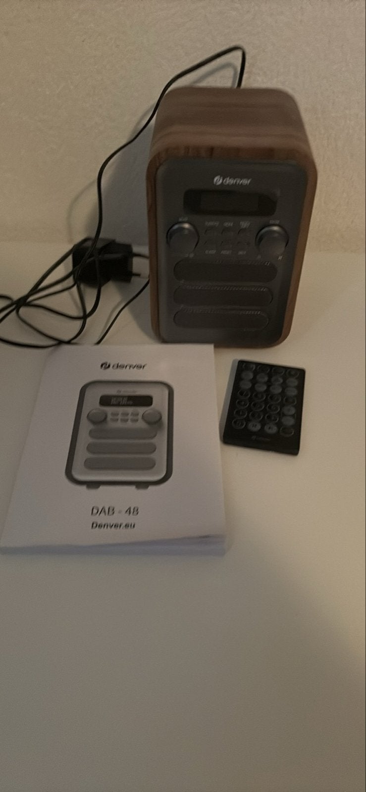 Denver DAB-48 DAB+ Radio met afstandsbediening, Ophalen, Zo goed als nieuw, Radio