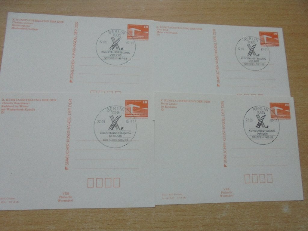 Deutsche Dem Rep.  Leuke partij spec briefkaarten / st, Ophalen of Verzenden, Buitenland