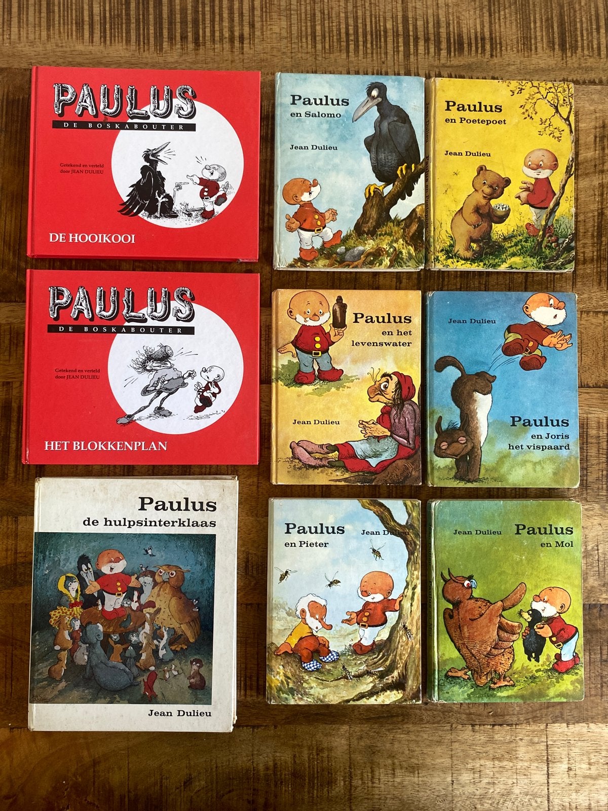 9 Paulus de Boskabouter boeken van Jean Dulieu, Ophalen of Verzenden, Gelezen, Fictie algemeen