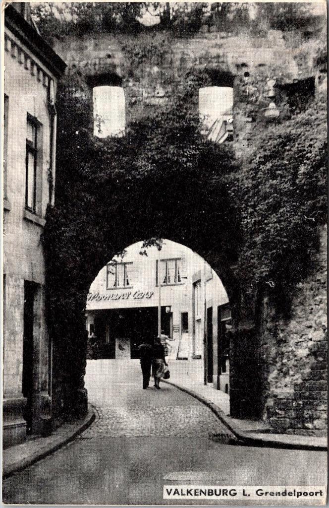 Valkenburg - Grendelpoort (1959), Verzenden, 1940 tot 1960, Gelopen, Limburg
