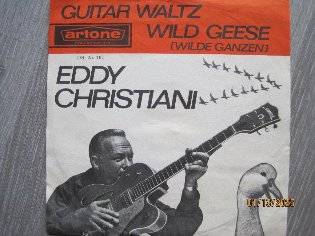 Eddy Christiani  -  Guitar waltz, Gebruikt, 7 inch, Single, Ophalen of Verzenden