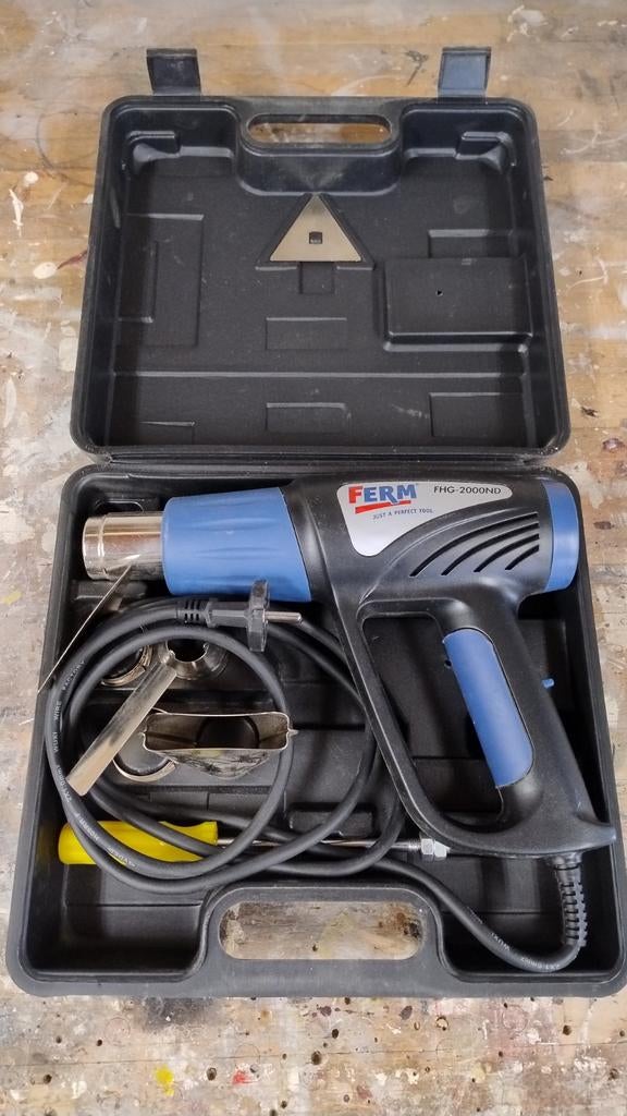 Ferm heteluchtpistool FHC-2000HD, Ophalen, Zo goed als nieuw