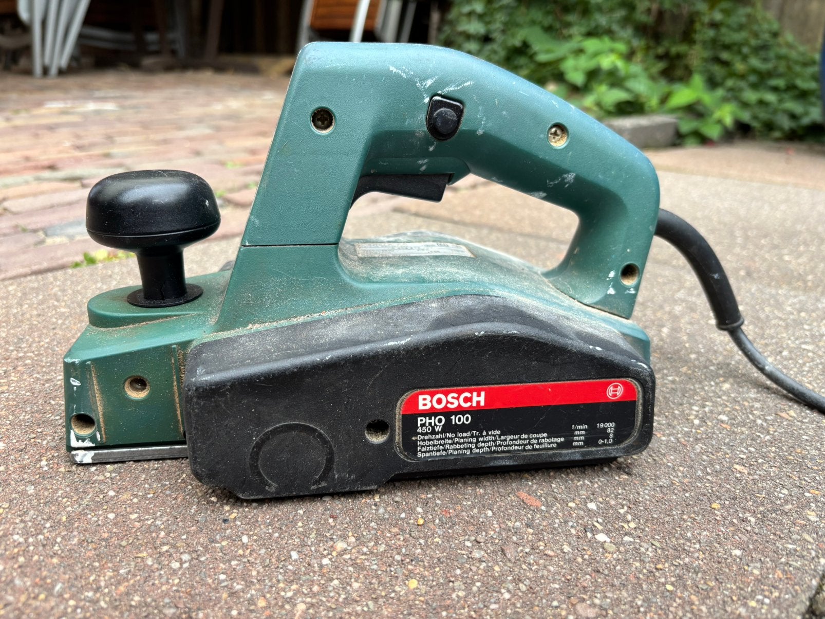 Bosch PHO 100 Elektrische Schaafmachine (450W – 82mm), Ophalen, Gebruikt
