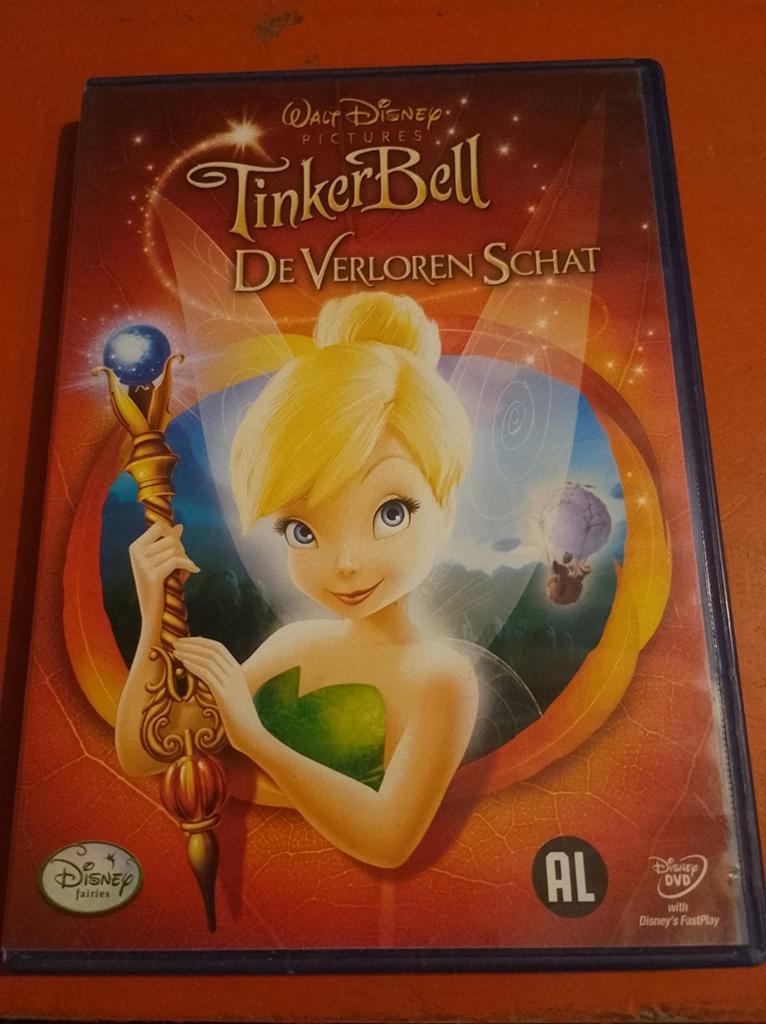 Disney TinkerBell De Verloren Schat DVD - Zo goed als nieuw, Avontuur, Alle leeftijden, Ophalen of Verzenden, Zo goed als nieuw