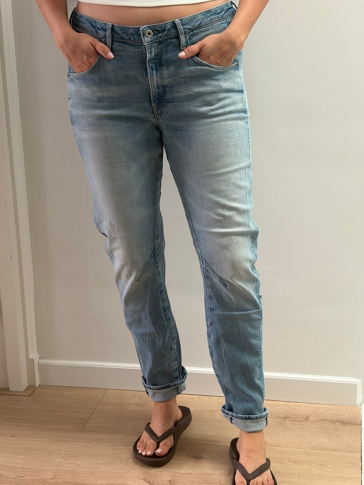 G-Star RAW Arc 3D Boyfriend Jeans W30 L32, Verzenden, Zo goed als nieuw, Blauw, W30 - W32 (confectie 38/40)