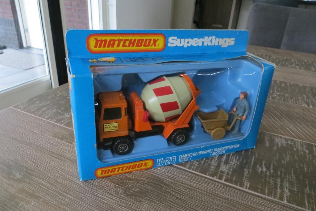 Matchbox Beford TM cementwagen T M K-26 Super Kings, Ophalen of Verzenden, Zo goed als nieuw, Bus of Vrachtwagen, Matchbox