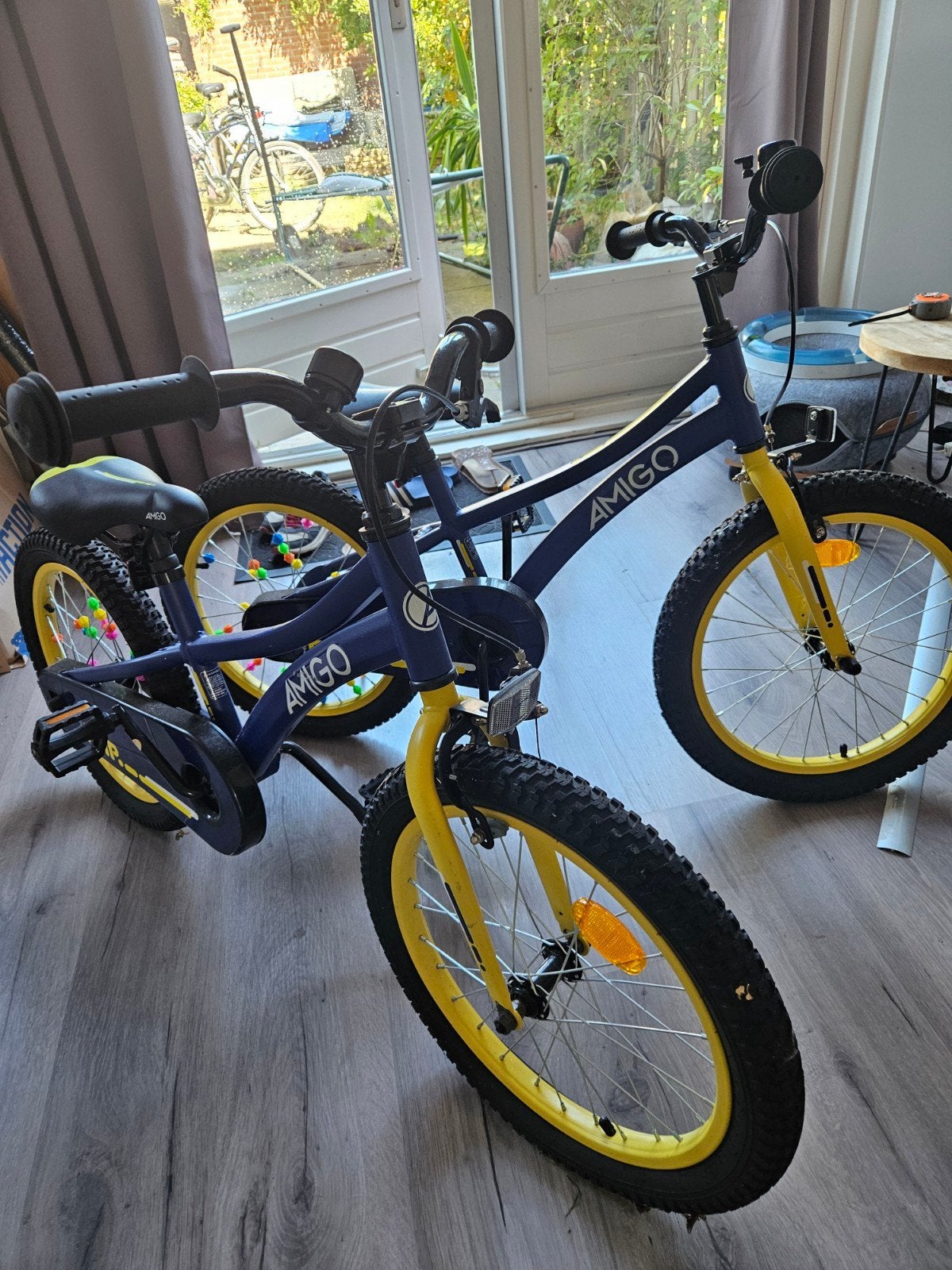 Amigo Kinderfietsen - Set van 2 (18 inch), Ophalen, Velgrem, Amigo, 16 tot 20 inch