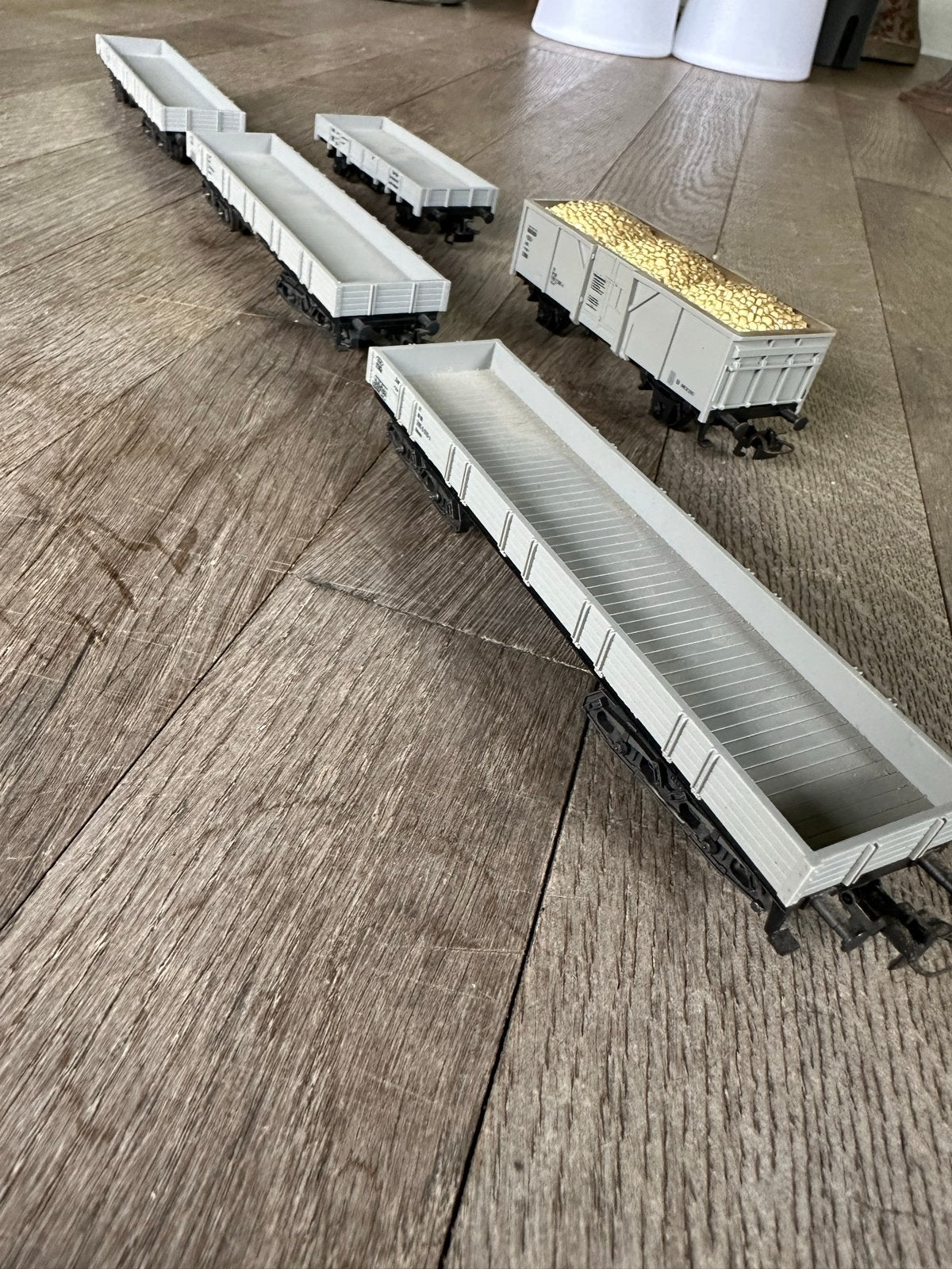 5x Marklin Modelspoor Goederenwagons - Gebruikt, Ophalen of Verzenden, Gebruikt, Trein, Schaalmodel