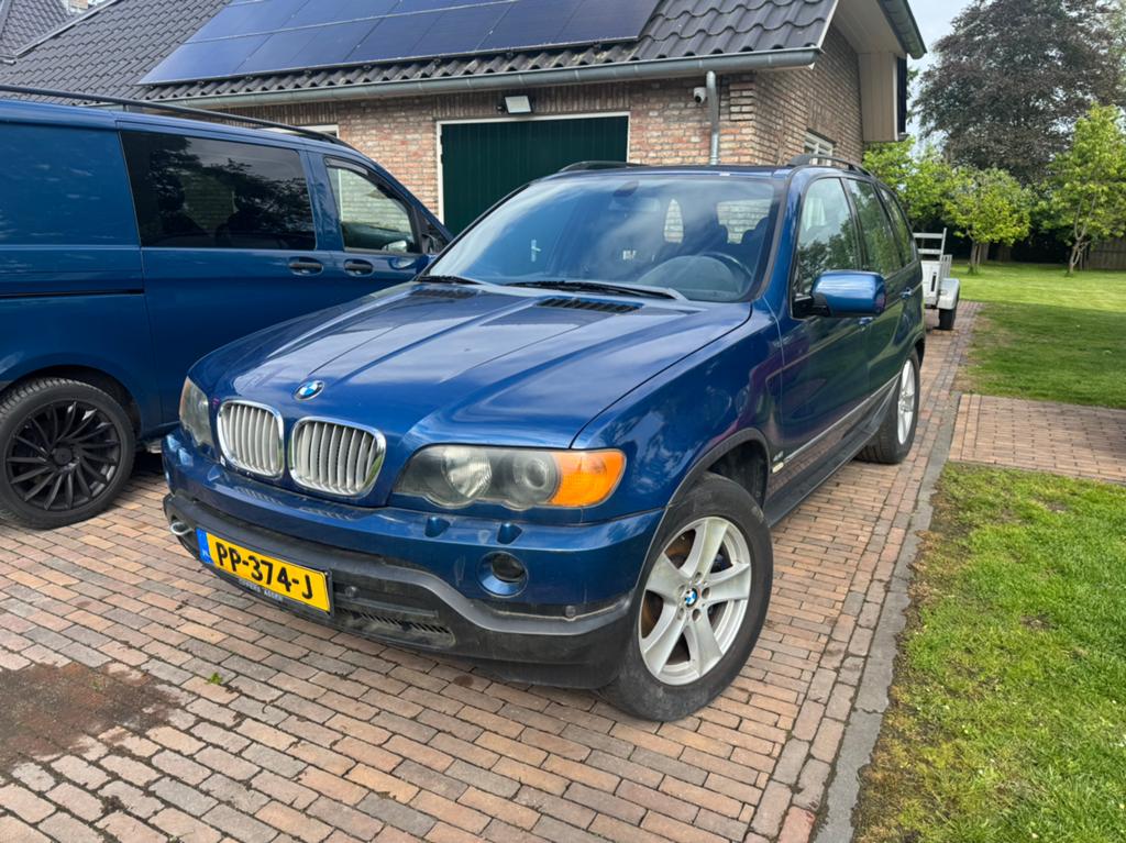 BMW X5 E53 4.4i V8 vierwielaangedreven lopasblau-metallic, Auto's, Automaat, 1998 kg, Vierwielaandrijving, SUV of Terreinwagen