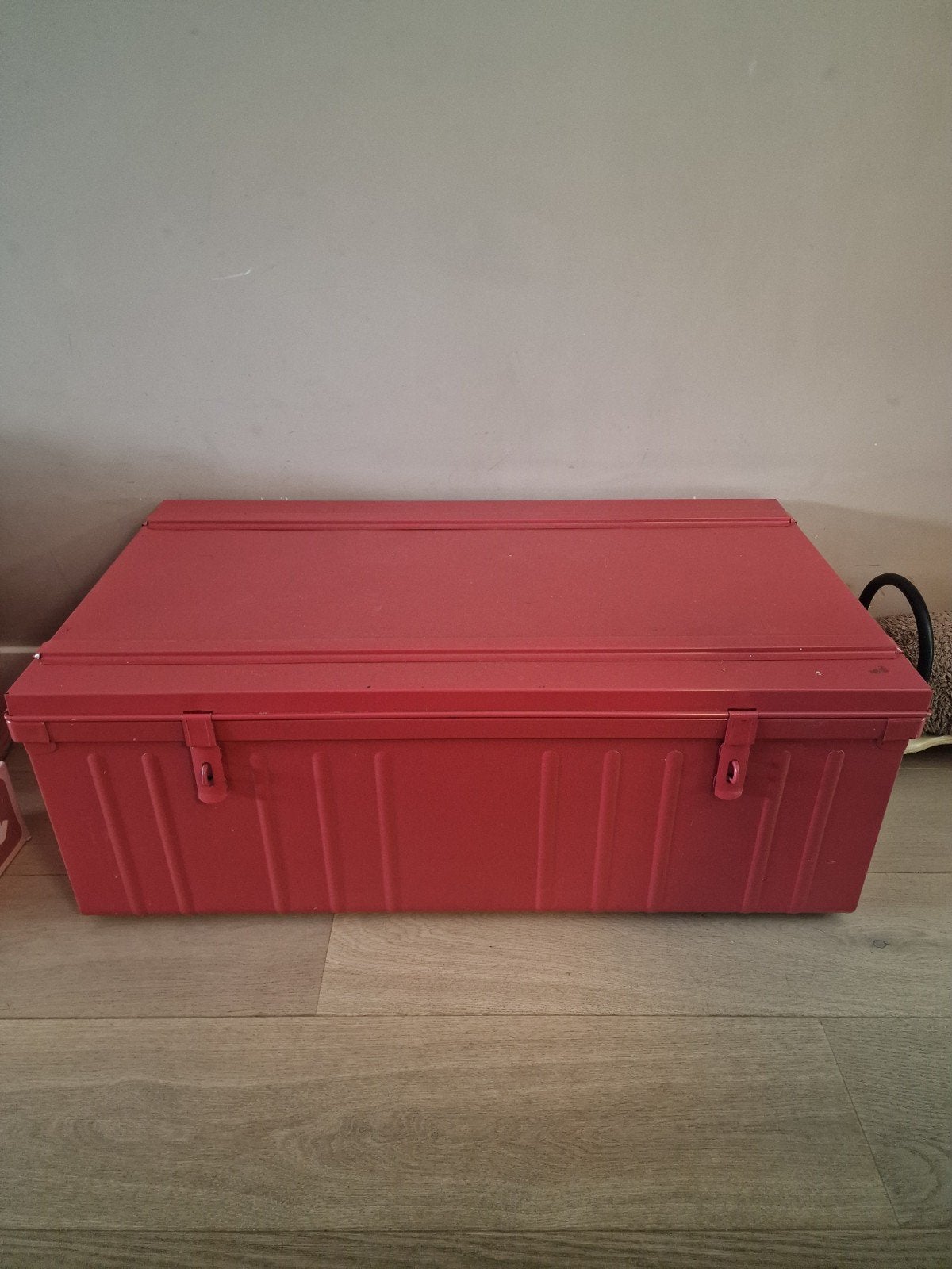 Grote roze dekenkist/speelgoedkist, Ophalen, 50 tot 100 cm, Minder dan 50 cm