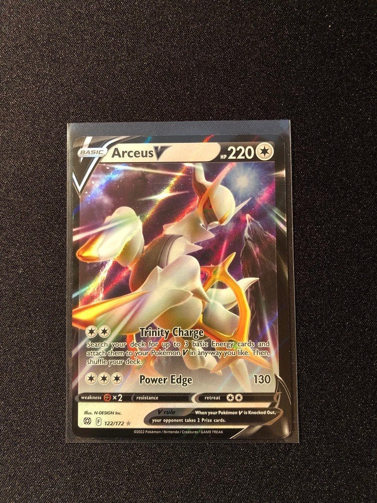 Arceus V brilliant stars, Ophalen of Verzenden, Zo goed als nieuw, Losse kaart