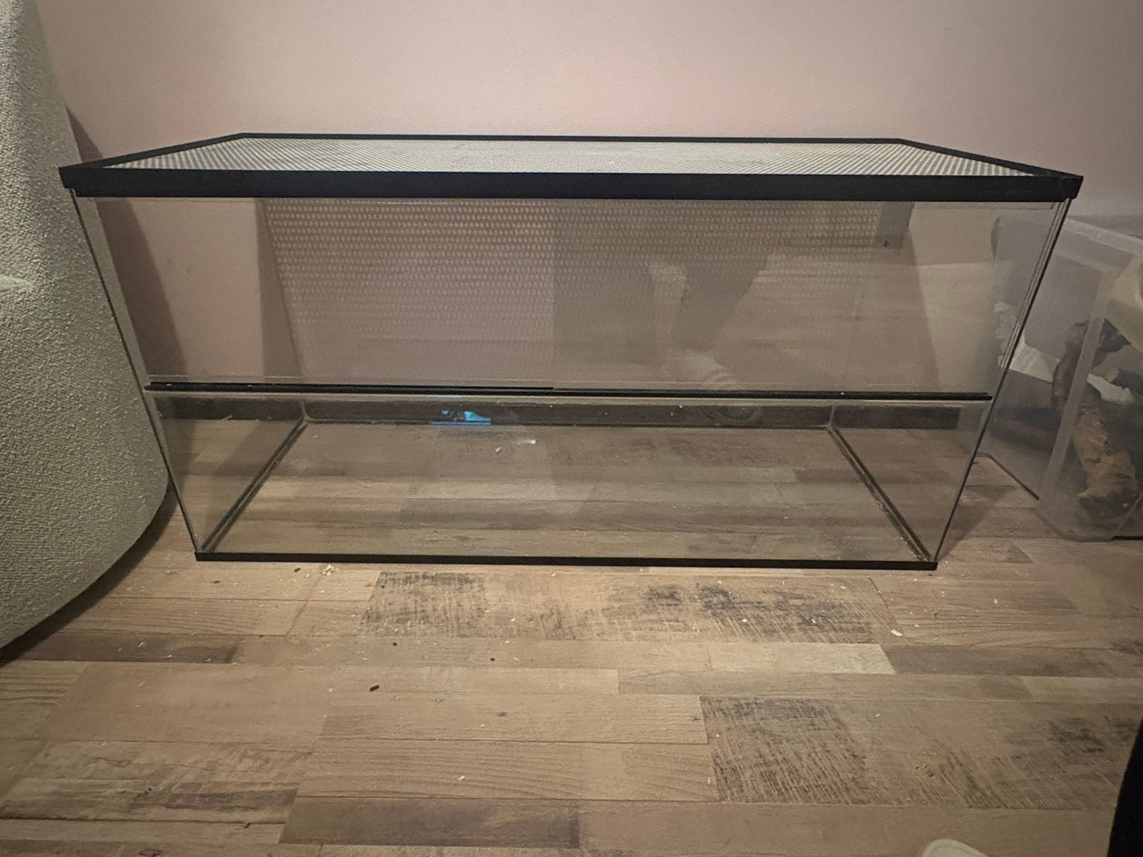 Terrarium 100x40x50 cm, Zo goed als nieuw, Muis, Hok, 75 tot 110 cm