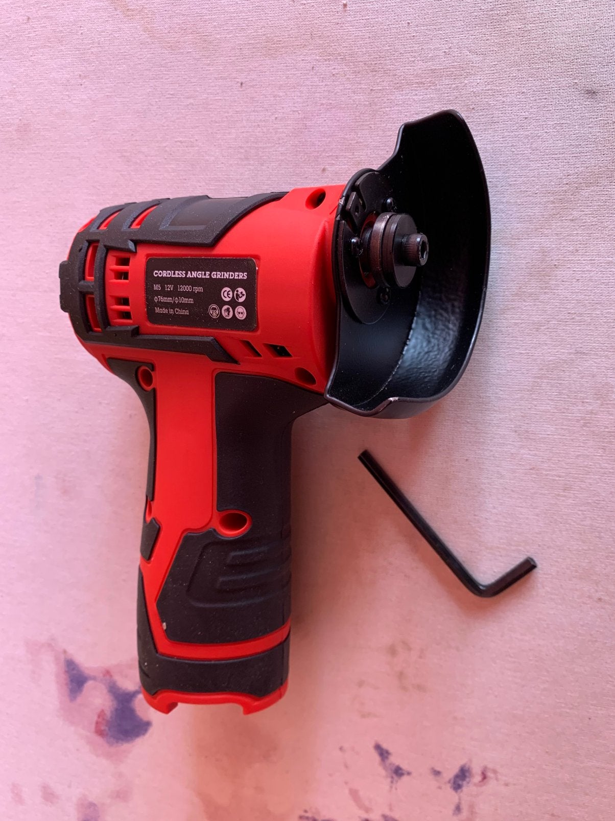 Nieuwe mini haakse slijper exclusief accu, Ophalen of Verzenden, Nieuw, Minder dan 700 watt, Haakse handslijpmachine