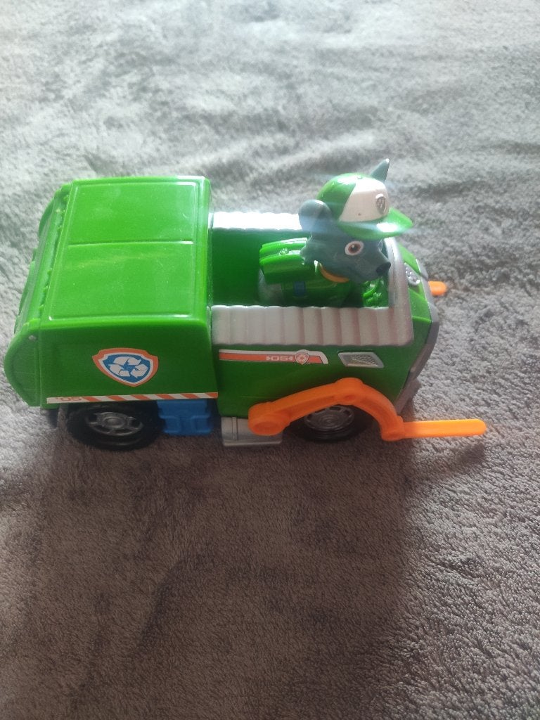 Paw Patrol Rocky's Recycling Truck met pup, Ophalen of Verzenden, Gebruikt