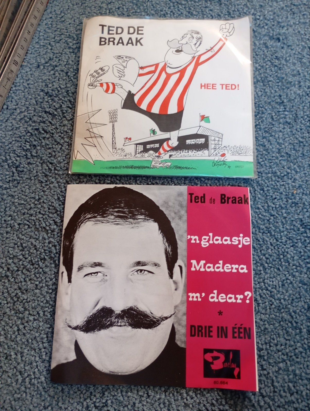 Vintage Ted de Braak singles Madera Dik Bruynesteyn, Ophalen of Verzenden, Overige typen