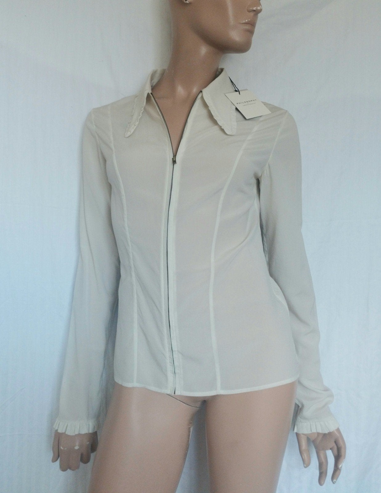 PHILOSOPHY DI LORENZO SERAFINI Blouse,  Maat 36 , NIEUW, Ophalen of Verzenden, Nieuw, Maat 36 (S), Wit