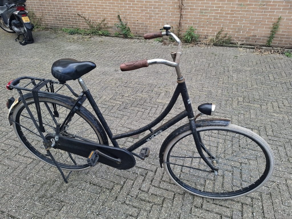 Omafiets (Vlakbij UvA / HvA Weesperplein), Ophalen of Verzenden, Gebruikt, Terugtraprem