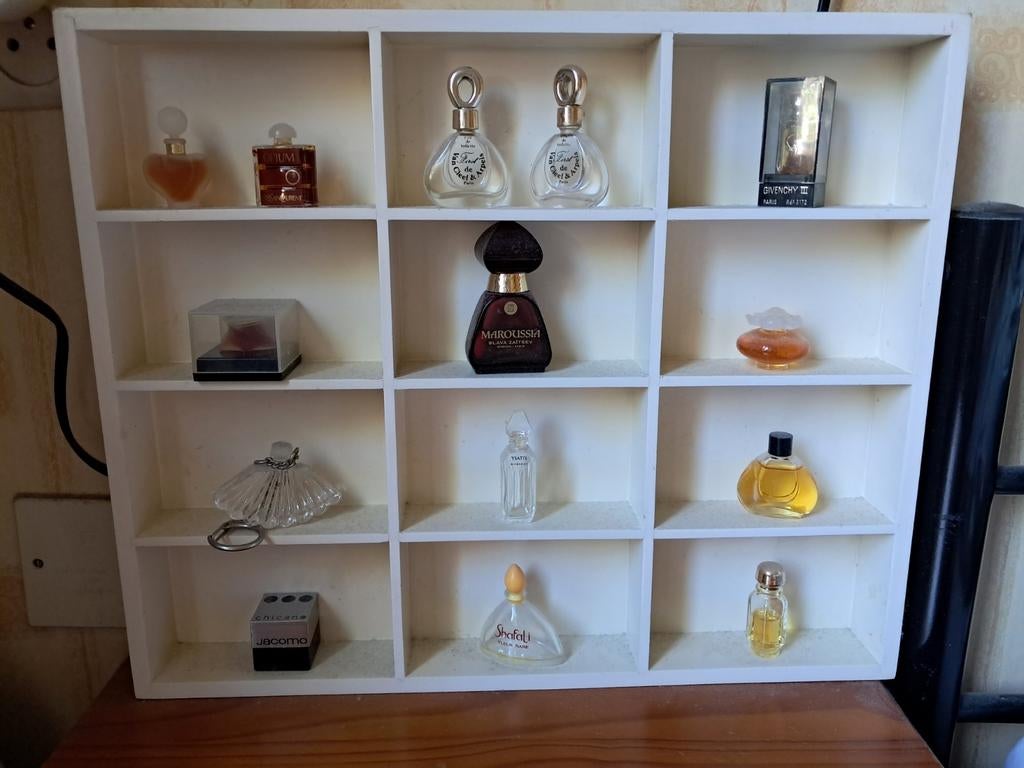 Parfumflesjes, Ophalen of Verzenden, Gebruikt, Miniatuur, Gevuld