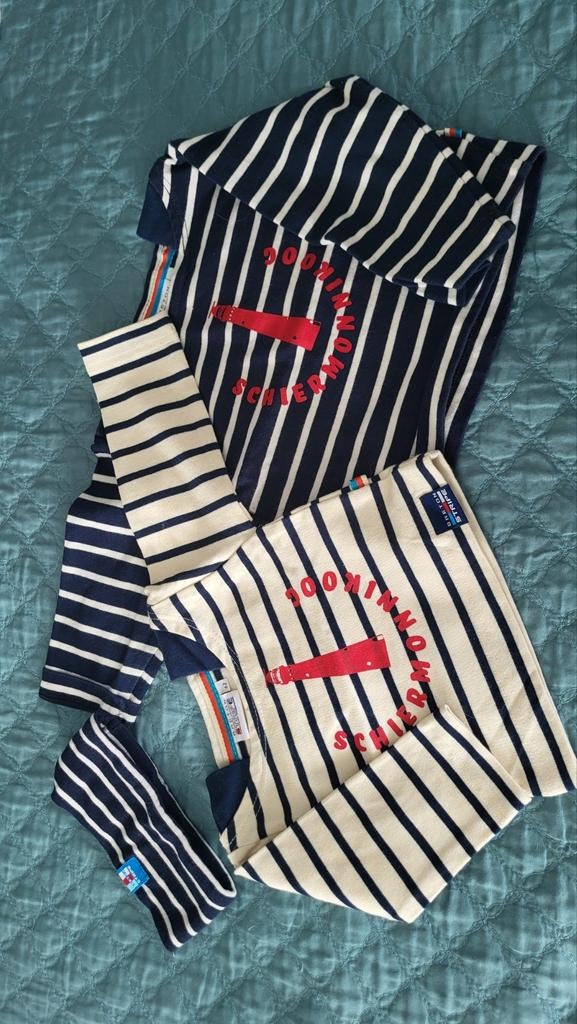 Kinderkleding shirt bretonse streep maat 68 en 86, Ophalen of Verzenden