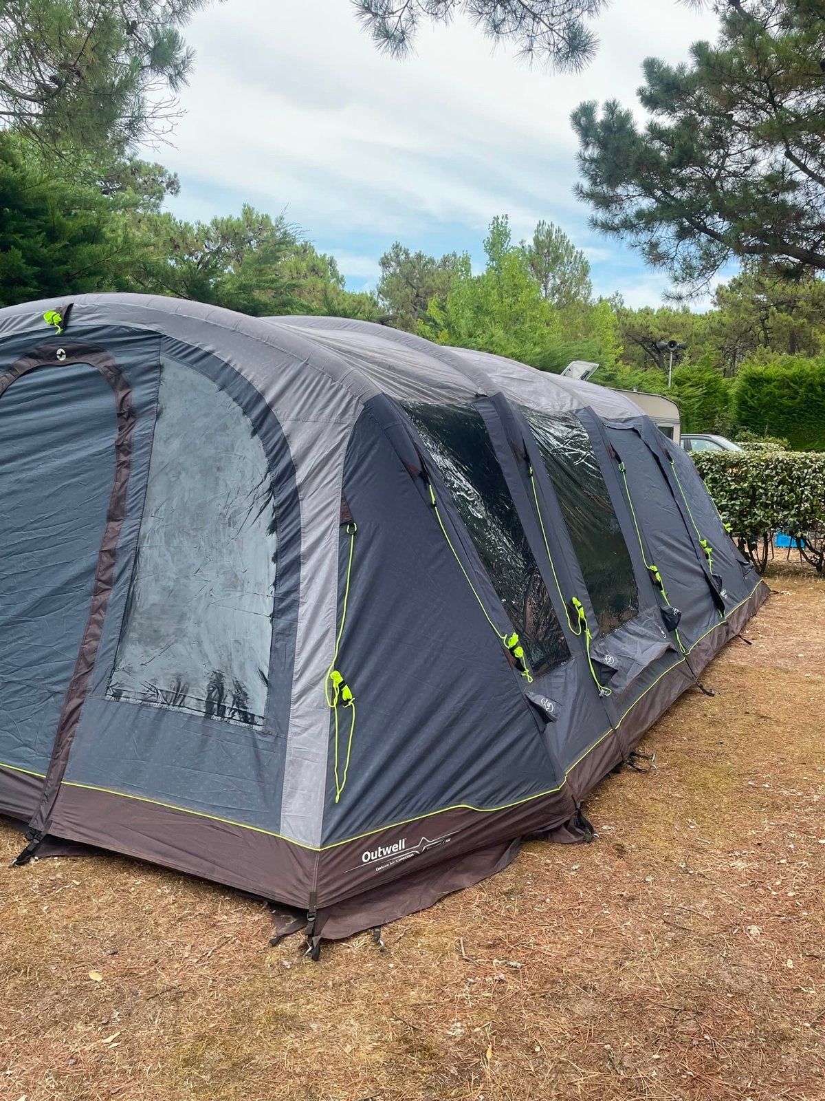 Outwell Stonehill 7 AIR opblaasbare familietent, Ophalen, Gebruikt, Meer dan 6