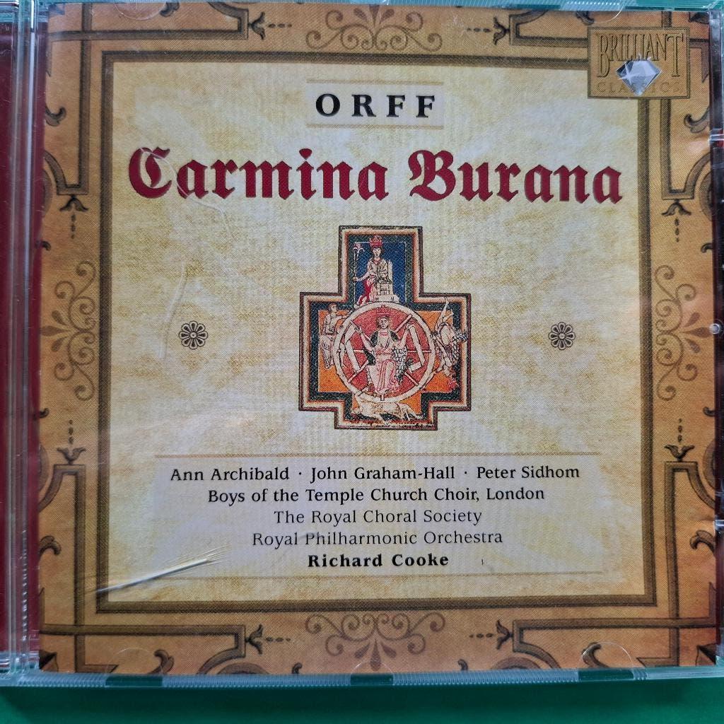 ORFF - CARMINA BURANA, Cd's en Dvd's, Cd's | Klassiek, Zo goed als nieuw, Overige typen, Barok, Ophalen of Verzenden