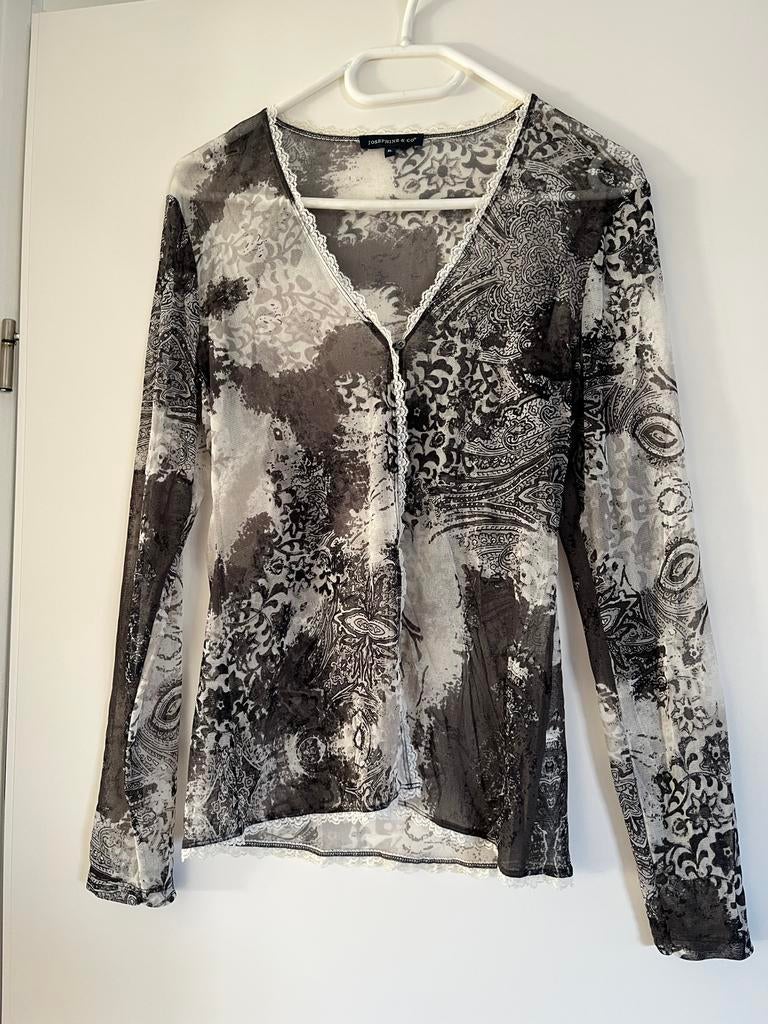 Josephine & Co top, Ophalen of Verzenden, Zo goed als nieuw, Maat 42/44 (L), Lange mouw