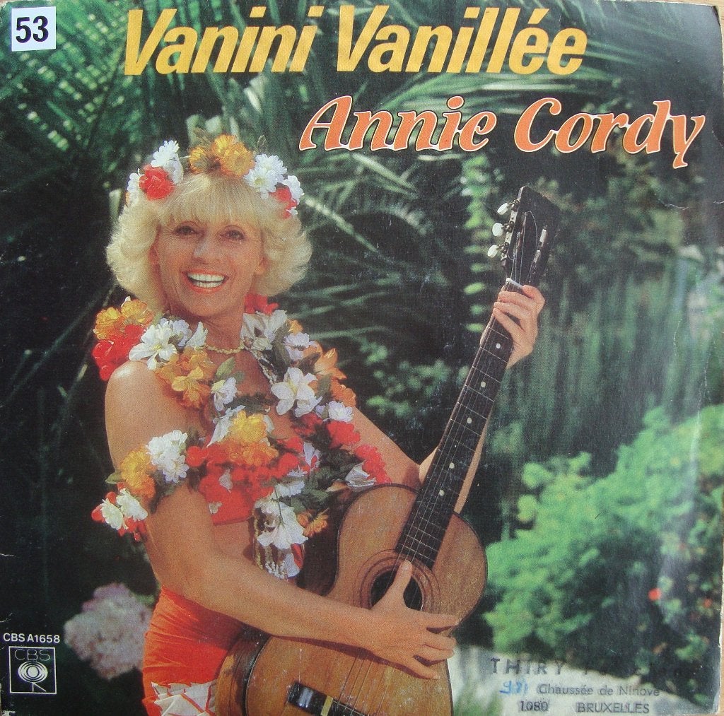 Annie Cordy - Vanini Vanillée ( Vinyl Single ), Fotohoes, Ophalen of Verzenden, Zo goed als nieuw, Wereldmuziek