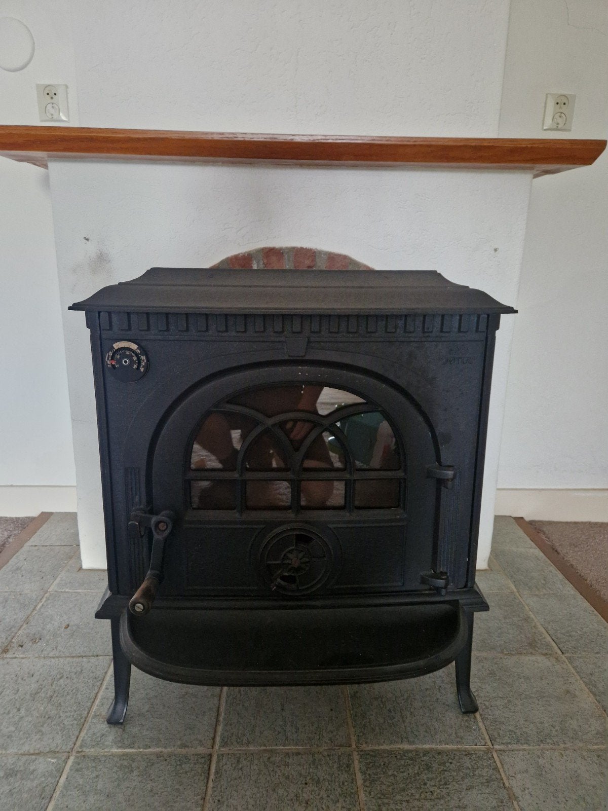 Jotul 8 Houtkachel met compleet rookkanaal, Ophalen