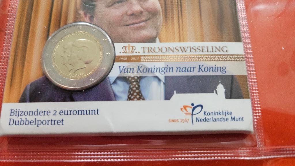 1980-2013 Troonwisseling Van Koningin naar Koning, Ophalen of Verzenden, Koningin Beatrix, Euro's, Losse munt