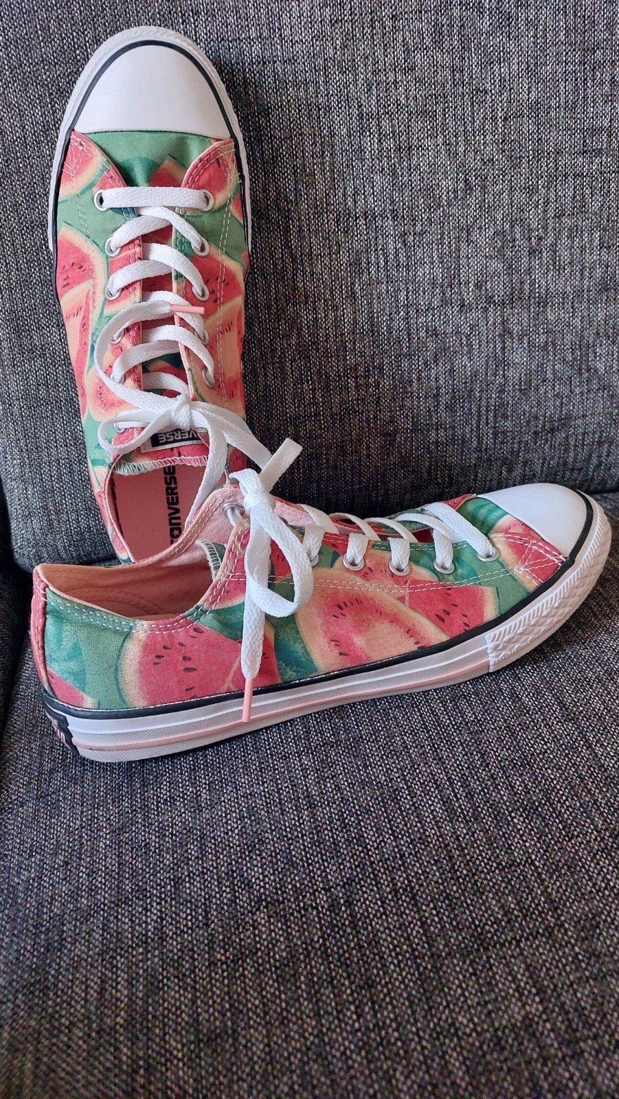 NIEUW!! Converse all stars watermeloen mt 38,5, Kleding | Dames, Ophalen, Nieuw, Sneakers of Gympen