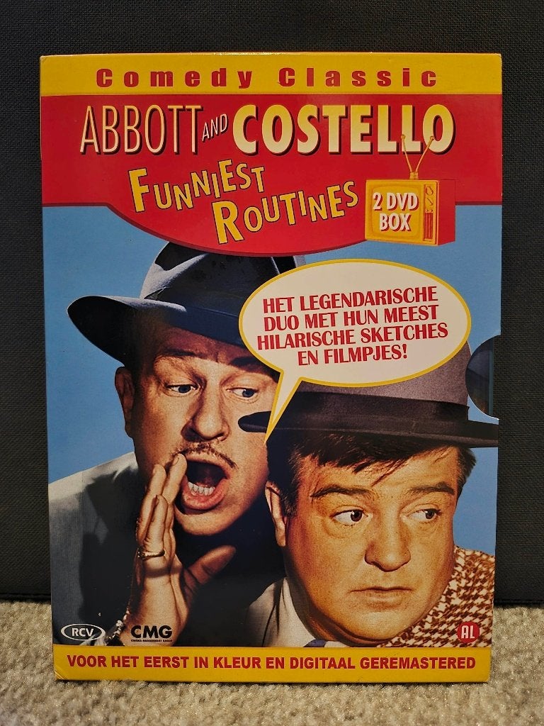 Abbott and Costello - Funniest Routines 1-2 (40's-50's), Engels, Alle leeftijden, Nederlands, Ophalen of Verzenden