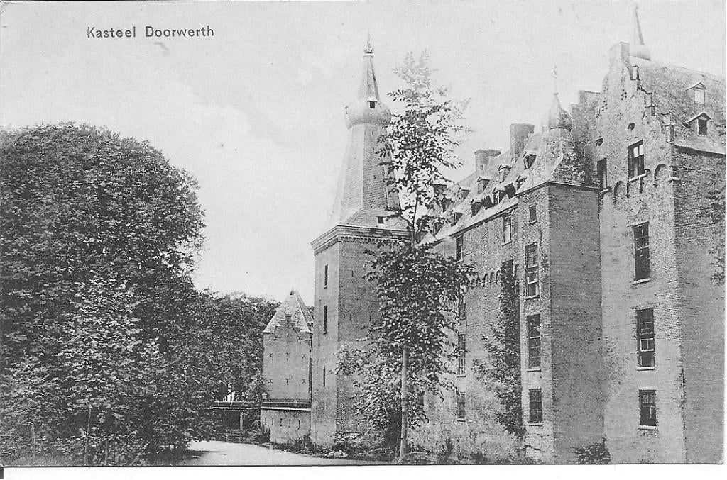 Kasteel Doorwerth., Ophalen of Verzenden, 1920 tot 1940, Ongelopen, Gelderland