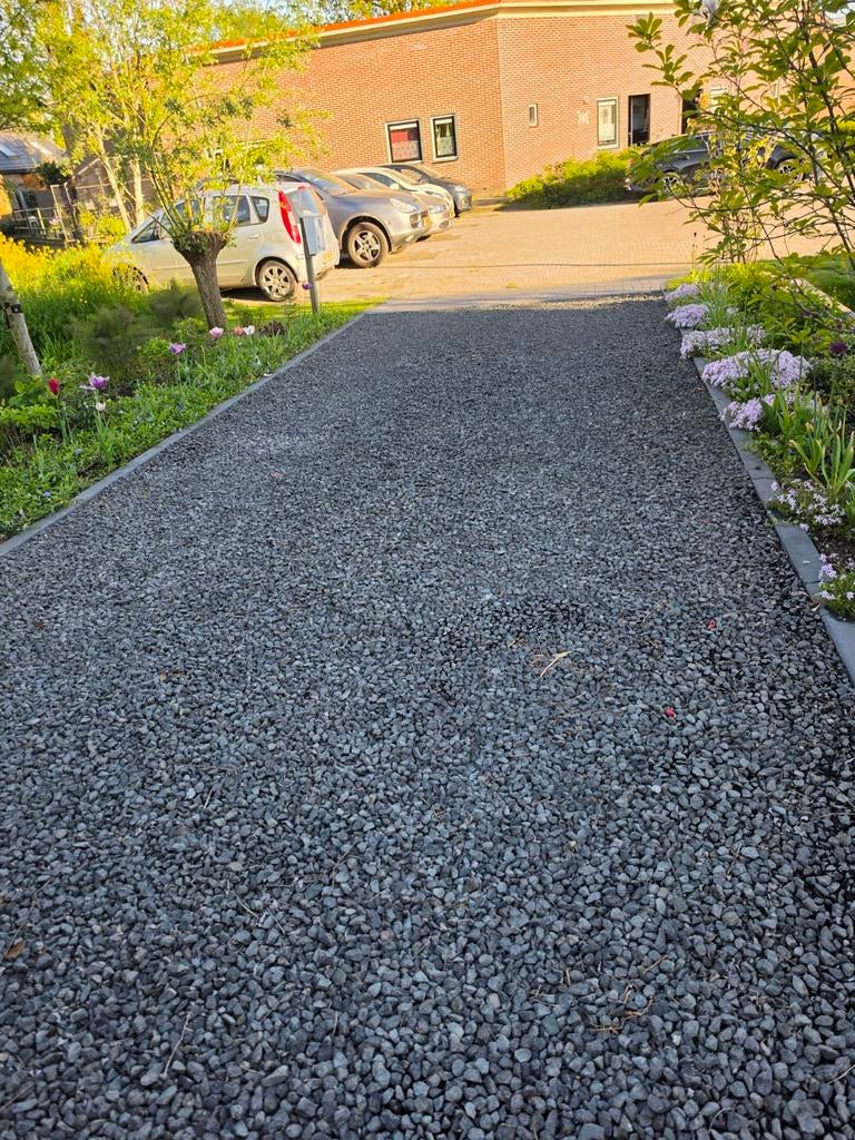 Basalt Edelsplit 8/16 - 50-75% BigBag, Tuin en Terras, Grind, Keien en Split, Ophalen, Nieuw, Antraciet, Split
