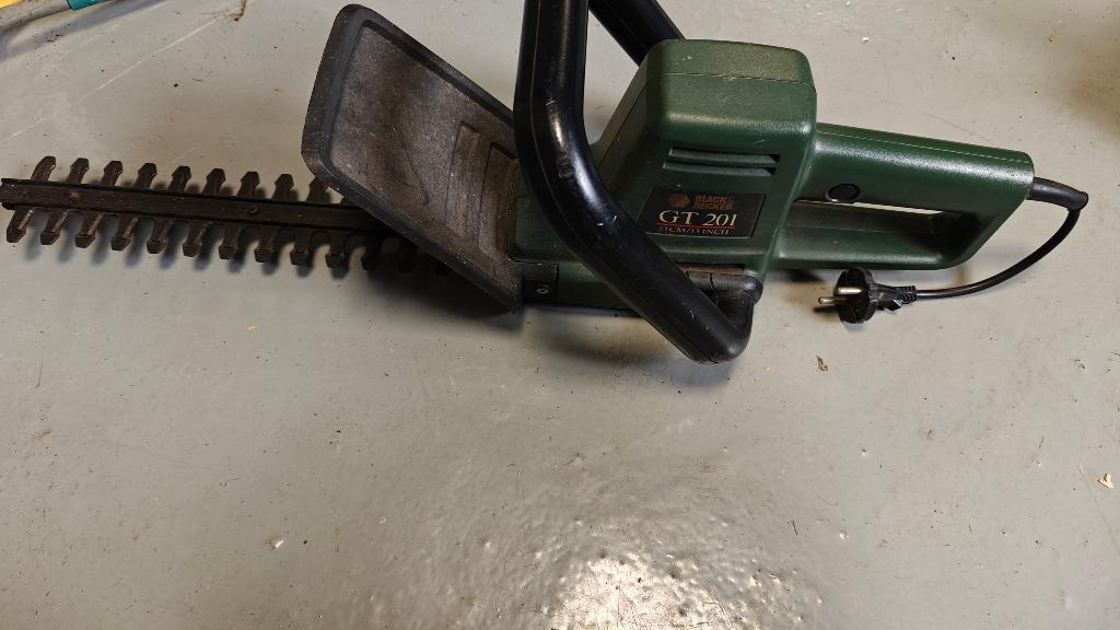 Black & Decker GT201 heggenschaar, Ophalen of Verzenden, Gebruikt, Elektrisch, Black & Decker