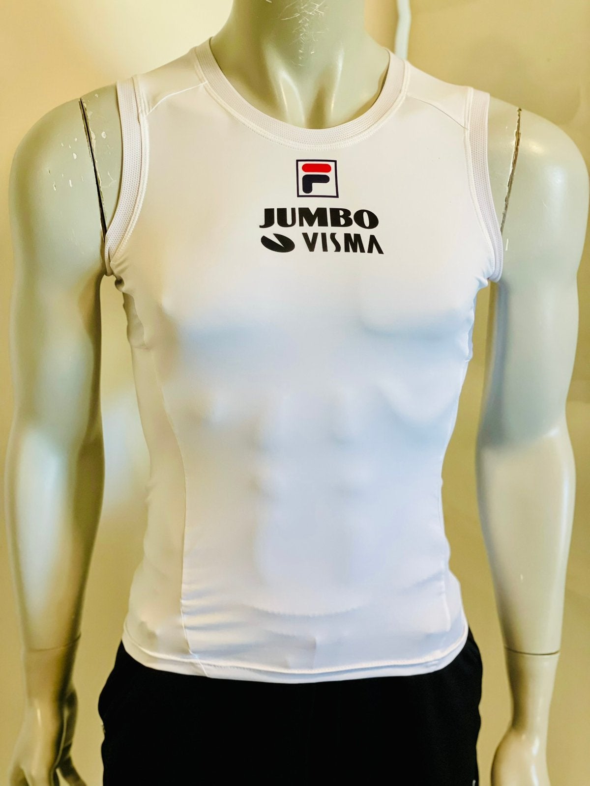 Sportkleding sportshirt onderdraagshirt zweetshirt maat M, Ophalen of Verzenden, Zo goed als nieuw, Wit, Hardlopen of Fietsen