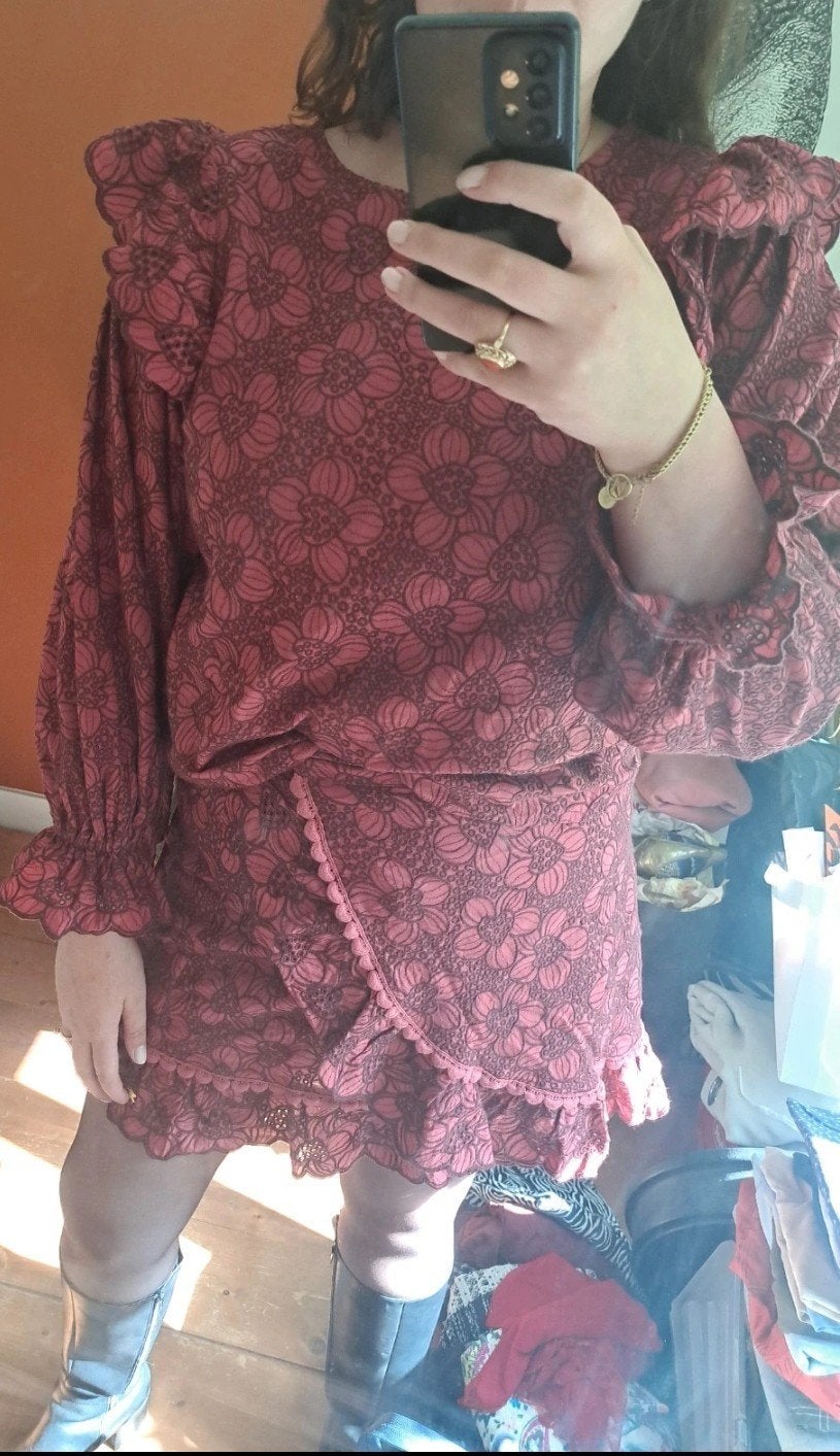 Fabienne Chapot top en rok (jurkje) - Maat 44, Kleding | Dames, Jurken, Maat 42/44 (L), Ophalen of Verzenden, Zo goed als nieuw
