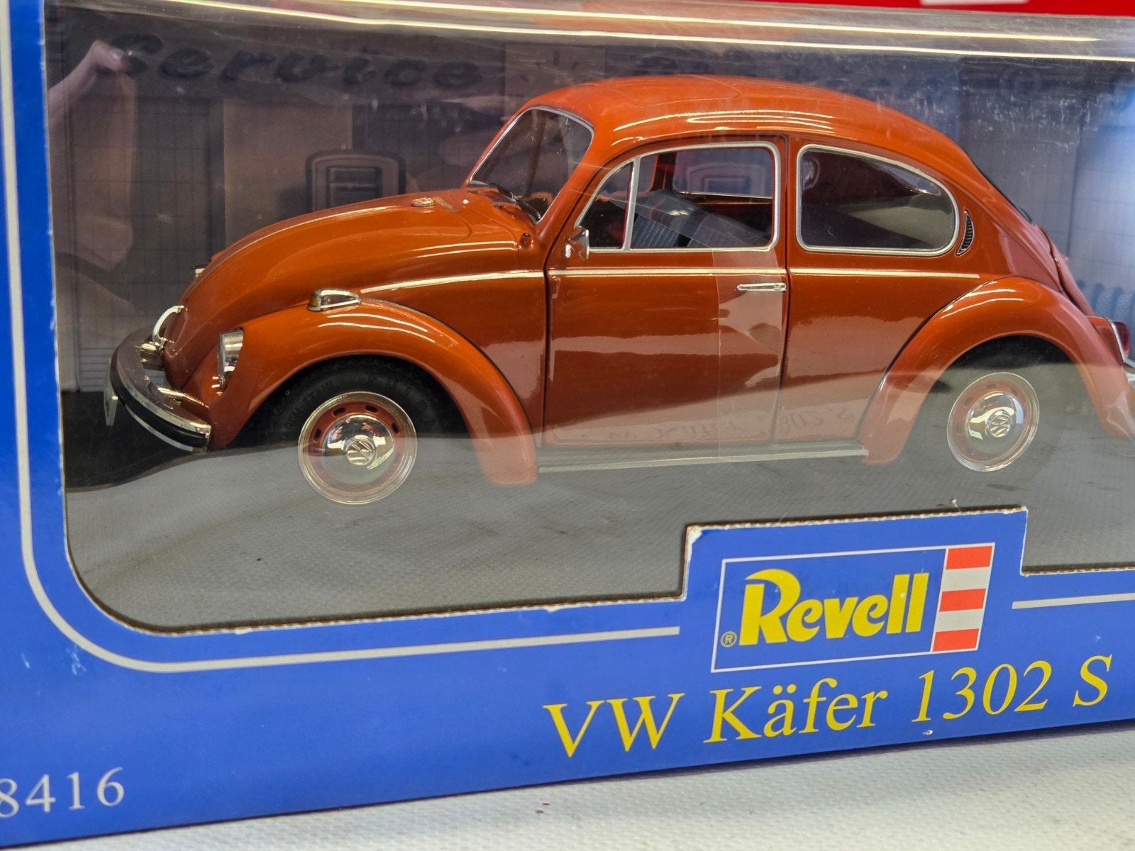 Revell VW Kever 1302 S Die-Cast Model 1:18 Oranje, Ophalen of Verzenden