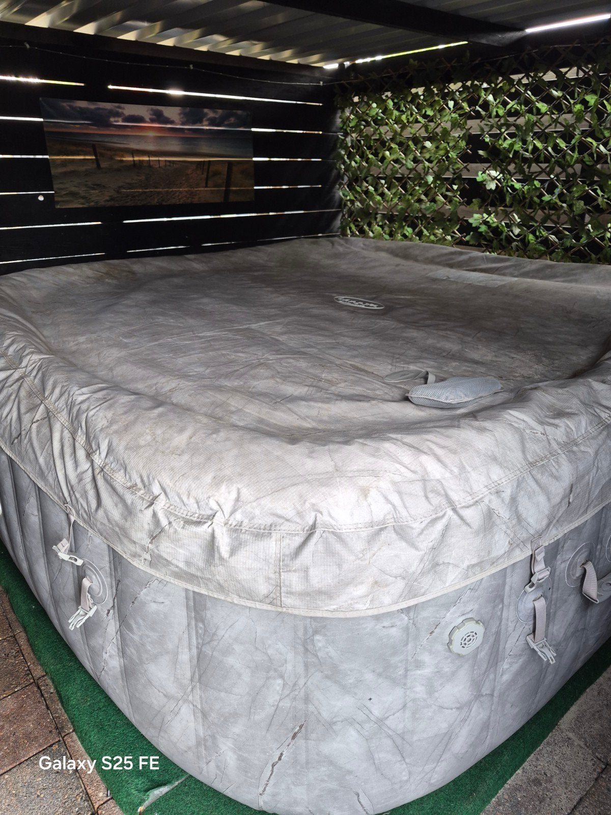 7 persoons jacuzzi, Ophalen of Verzenden, Zo goed als nieuw, Filter, Opblaasbaar
